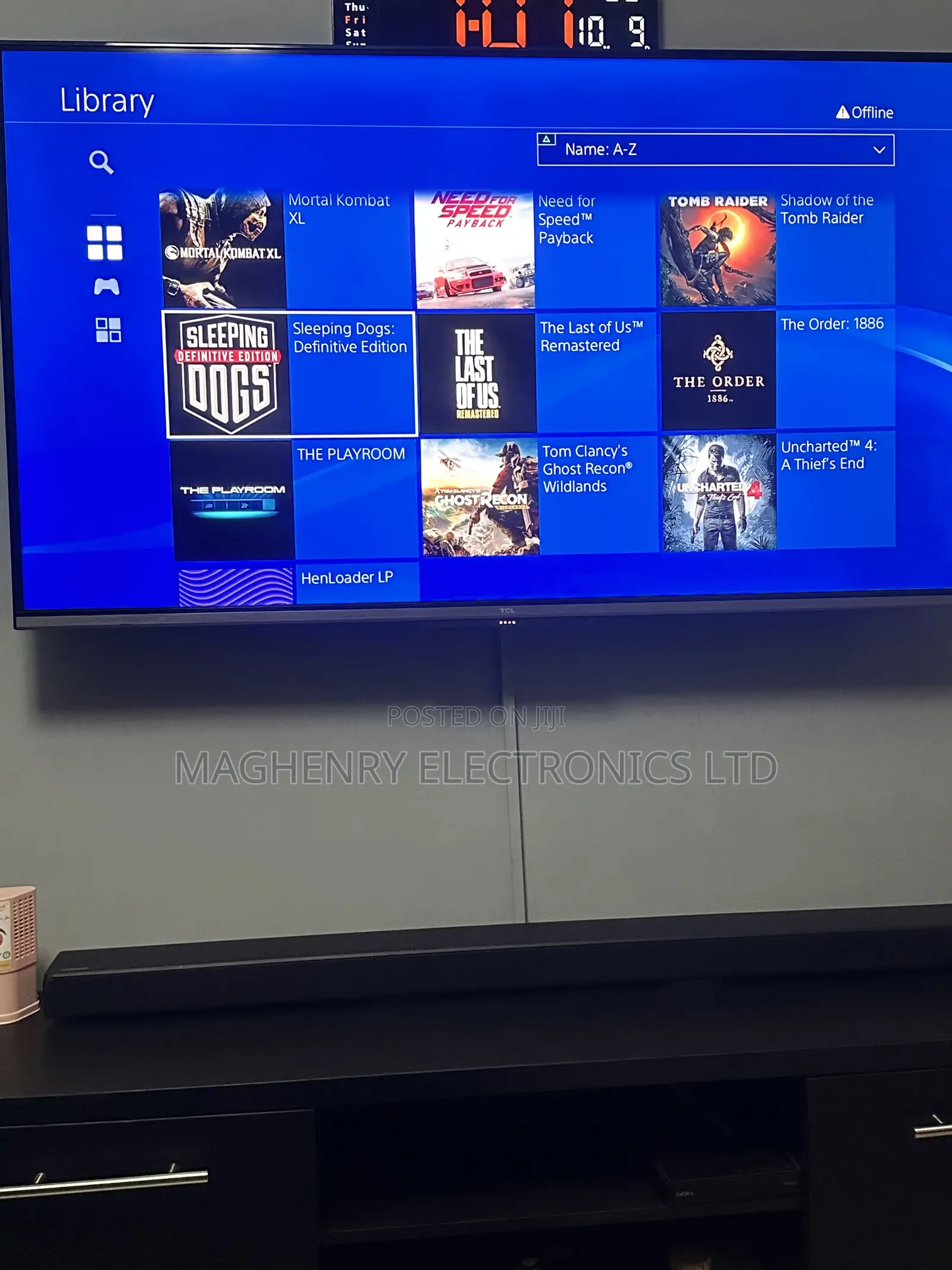Ps4 1terabyte With All Accessories and 2 Pads, Plus 17 Games Inside.