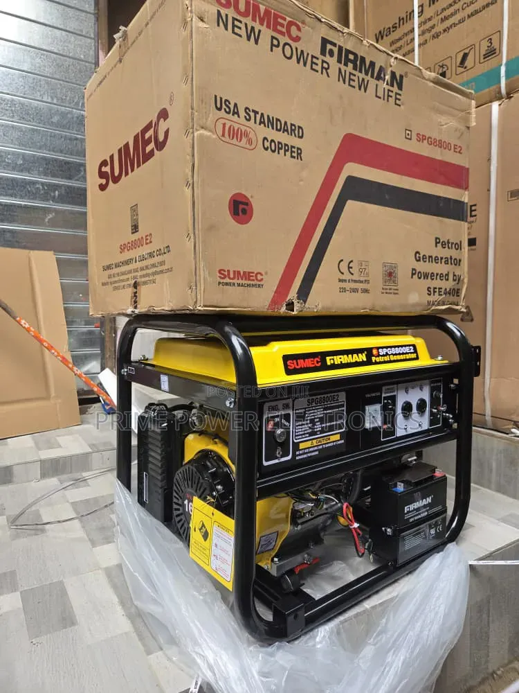 Powerful 10kVA Sumec Fireman Generator With Copper Coil