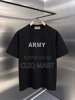 AMI Paris "A'AMI" Logo Embroidered T-Shirt | Grey, Black & White