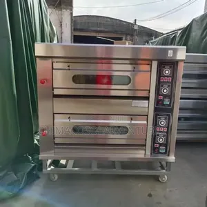 Commercial 2-Deck 4-Tray Gas Baking Oven – Clean & Ready to Use