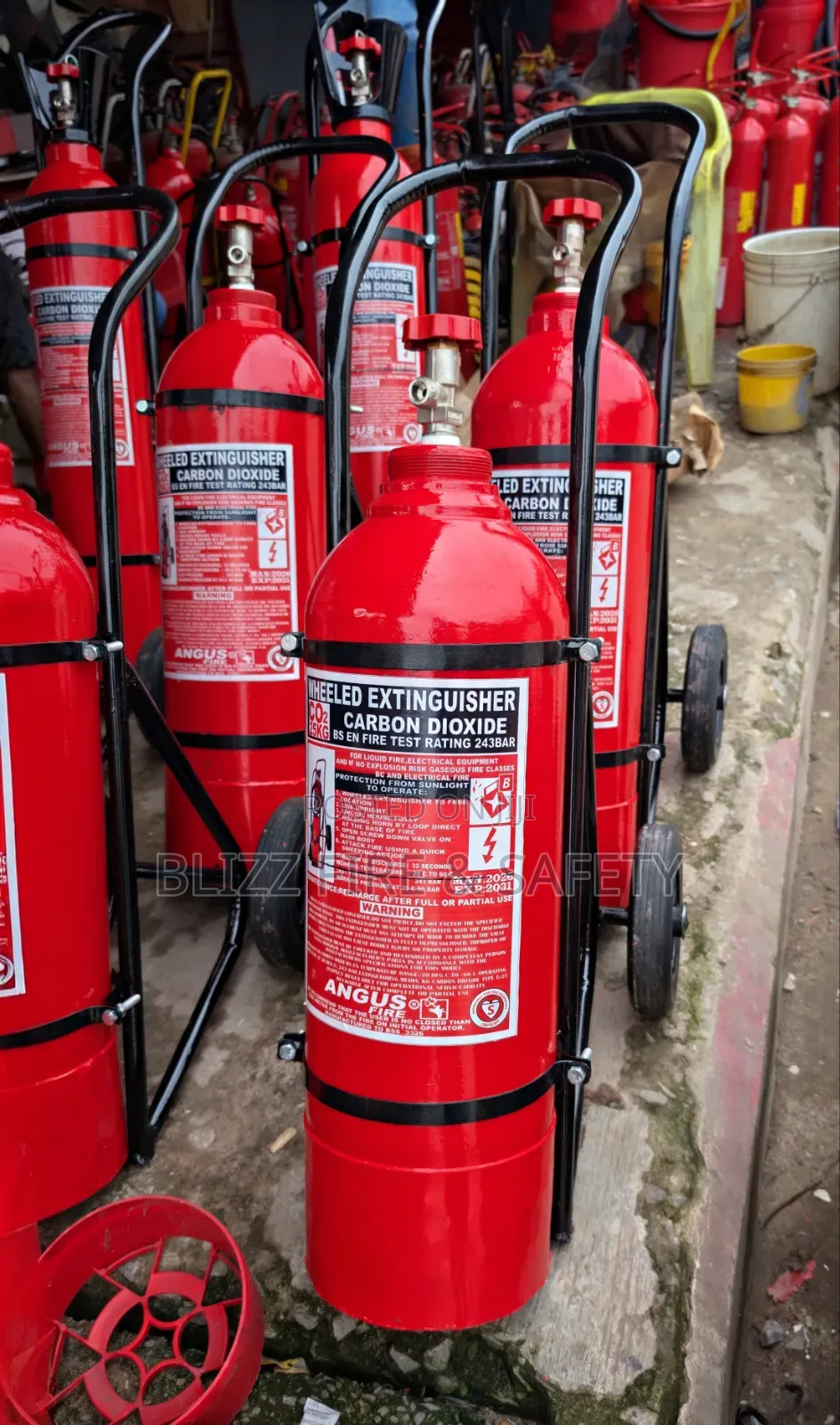 25kg CO2 Fire Extinguisher