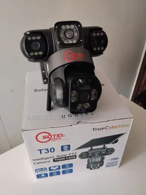 Triple Lens WiFi Solar Camera(No SIM Card Required)