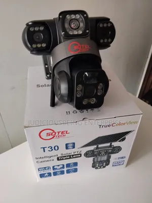 Triple Lens WiFi Solar Camera(No SIM Card Required)