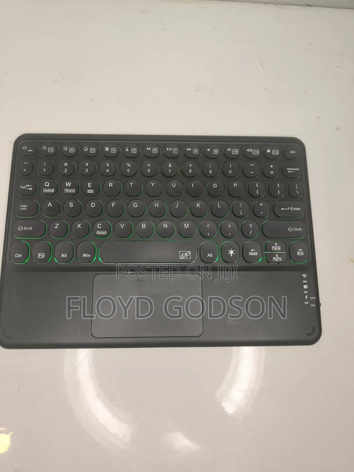 Mini Wireless RGB Keyboard With Touchpad