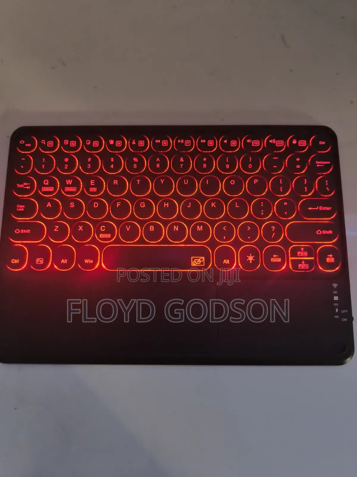 Mini Wireless RGB Keyboard With Touchpad