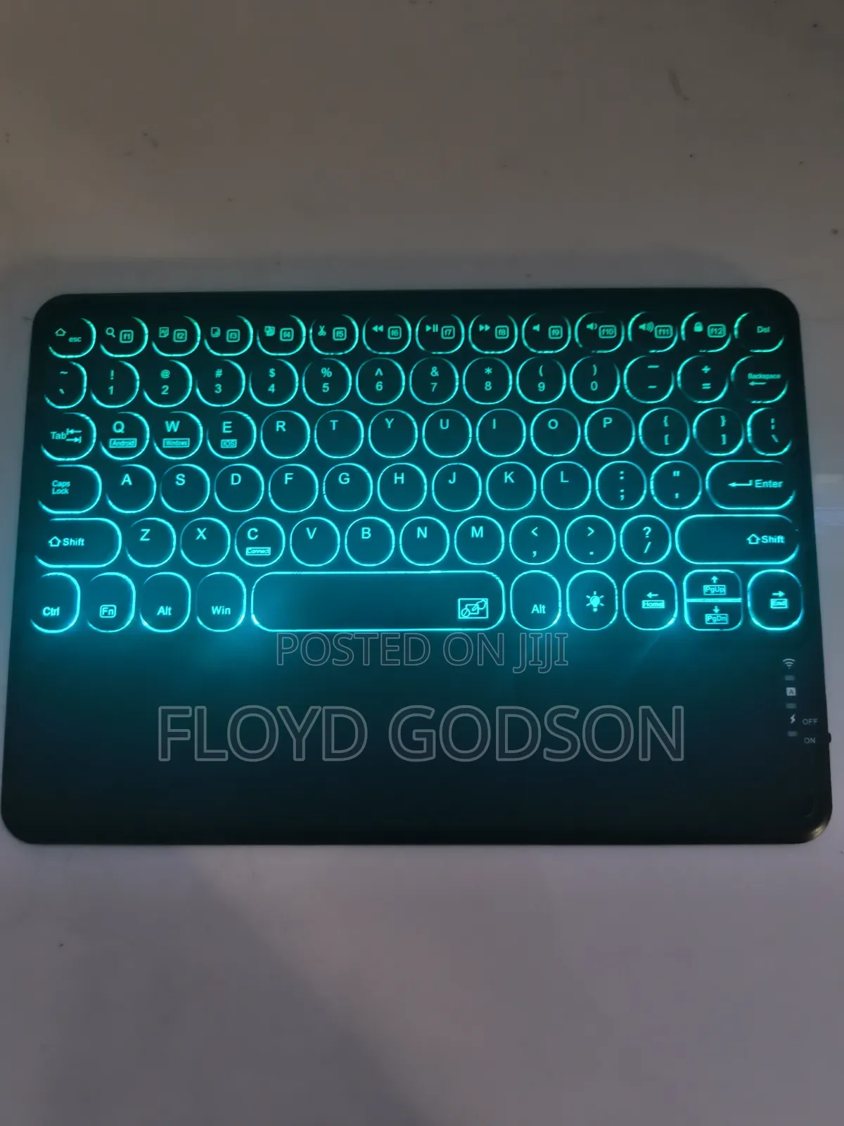 Mini Wireless RGB Keyboard With Touchpad
