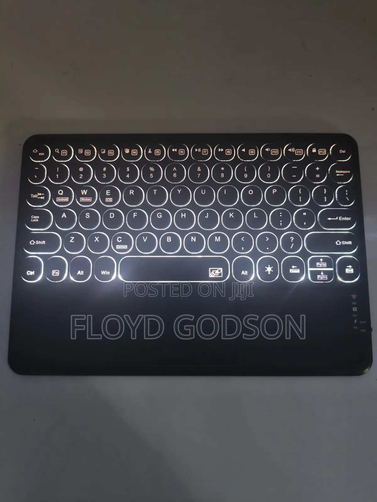 Mini Wireless RGB Keyboard With Touchpad