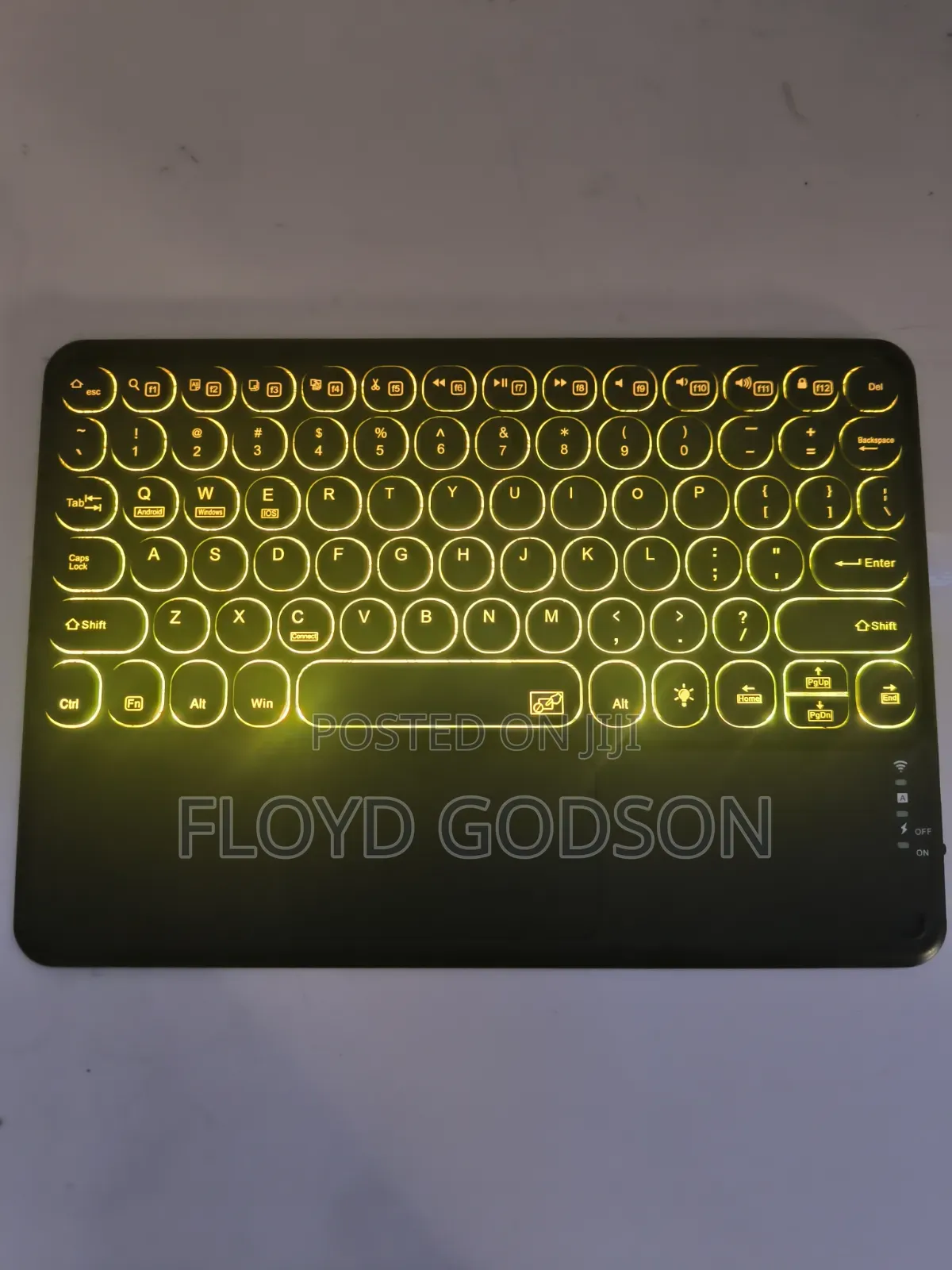 Mini Wireless RGB Keyboard With Touchpad