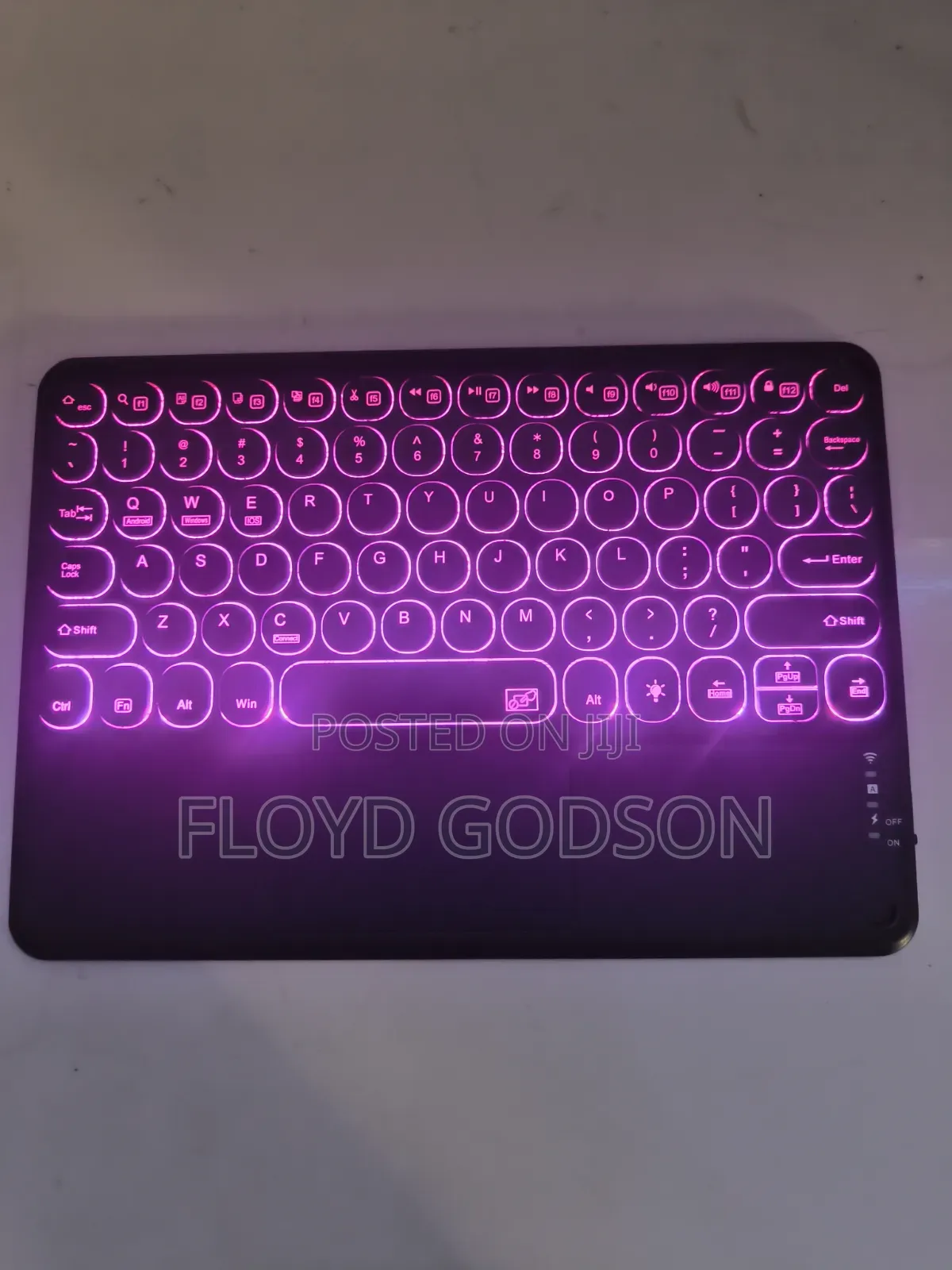 Mini Wireless RGB Keyboard With Touchpad