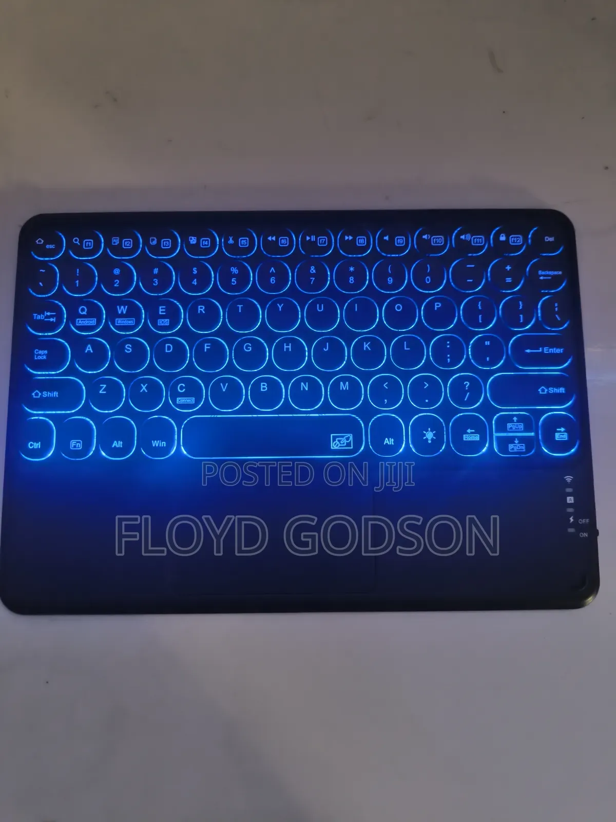 Mini Wireless RGB Keyboard With Touchpad