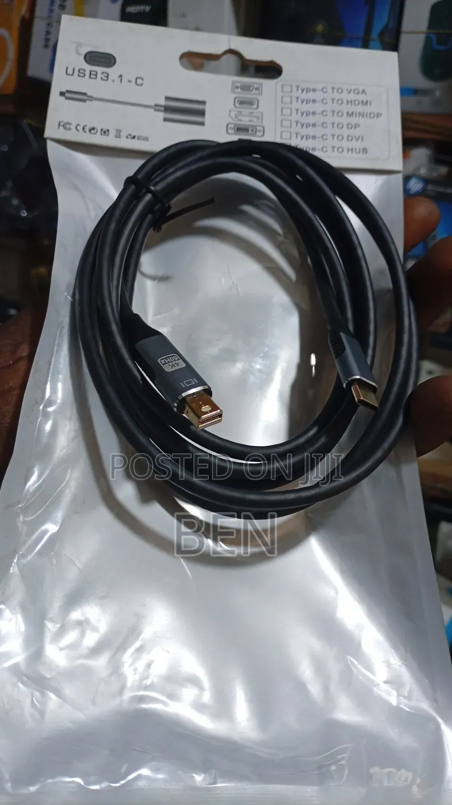 Generic 4k Type C to Mini Display Port Cable