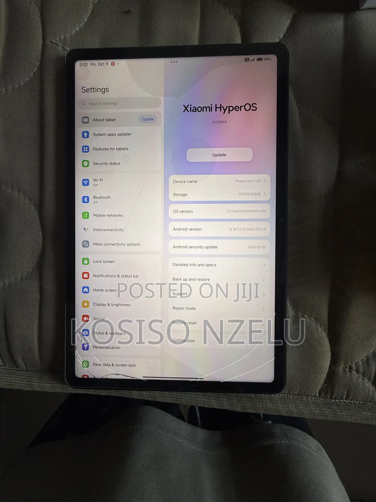Xiaomi Redmi Pad 2 4 GB Blue