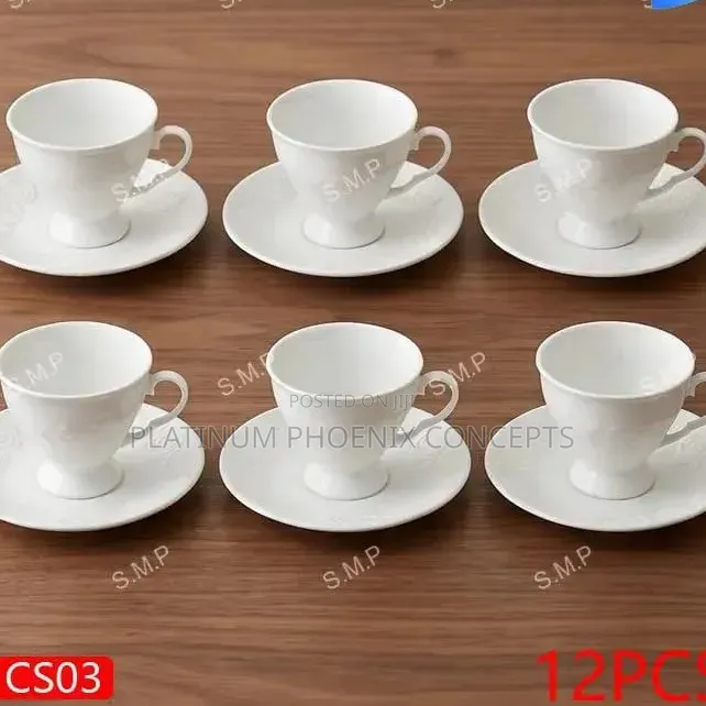 6 Set of Tea Cup and Saucer