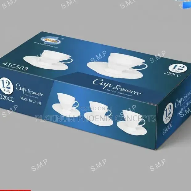 6 Set of Tea Cup and Saucer