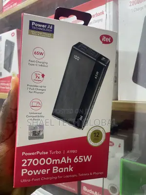 ITEL 27,000mah 65W Laptop Powerbank