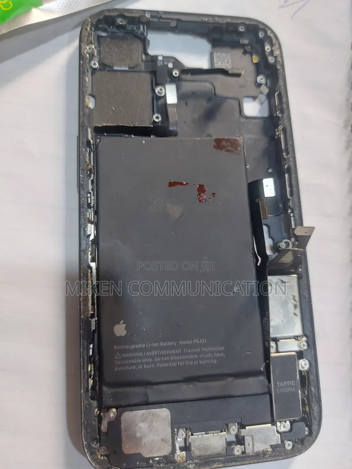 iPhone 16 Battery and Back Camera