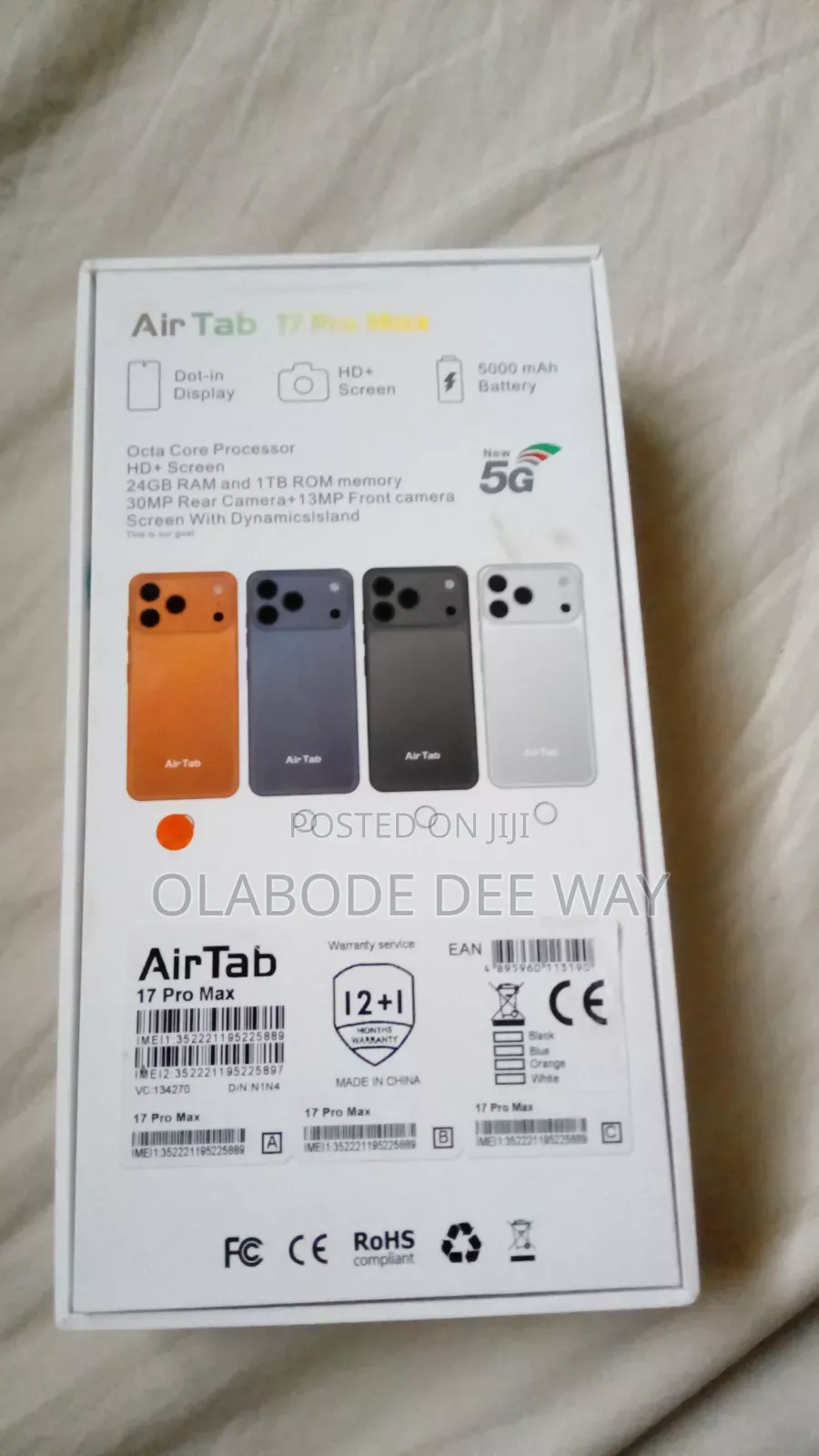 AirTab 17 Pro Max 1 TB Orange