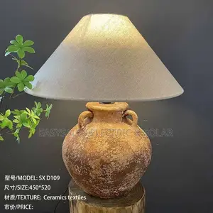 Japanese-Style Ceramic Table Lamp