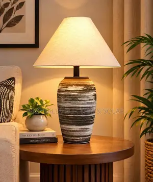 Japanese-Style Ceramic Table Lamp