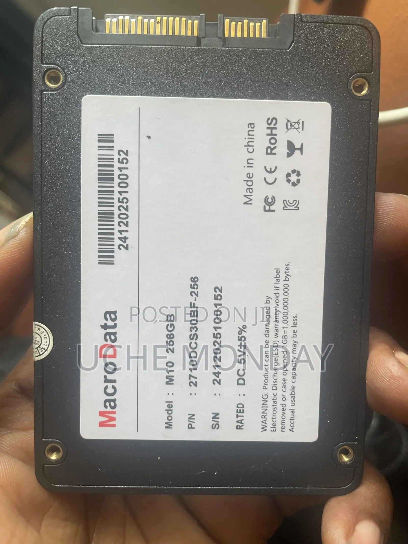 MacroData 256GB 2.5-Inch Internal SSD (Solid State Drive)