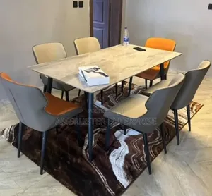 6 Seater Marble Dining