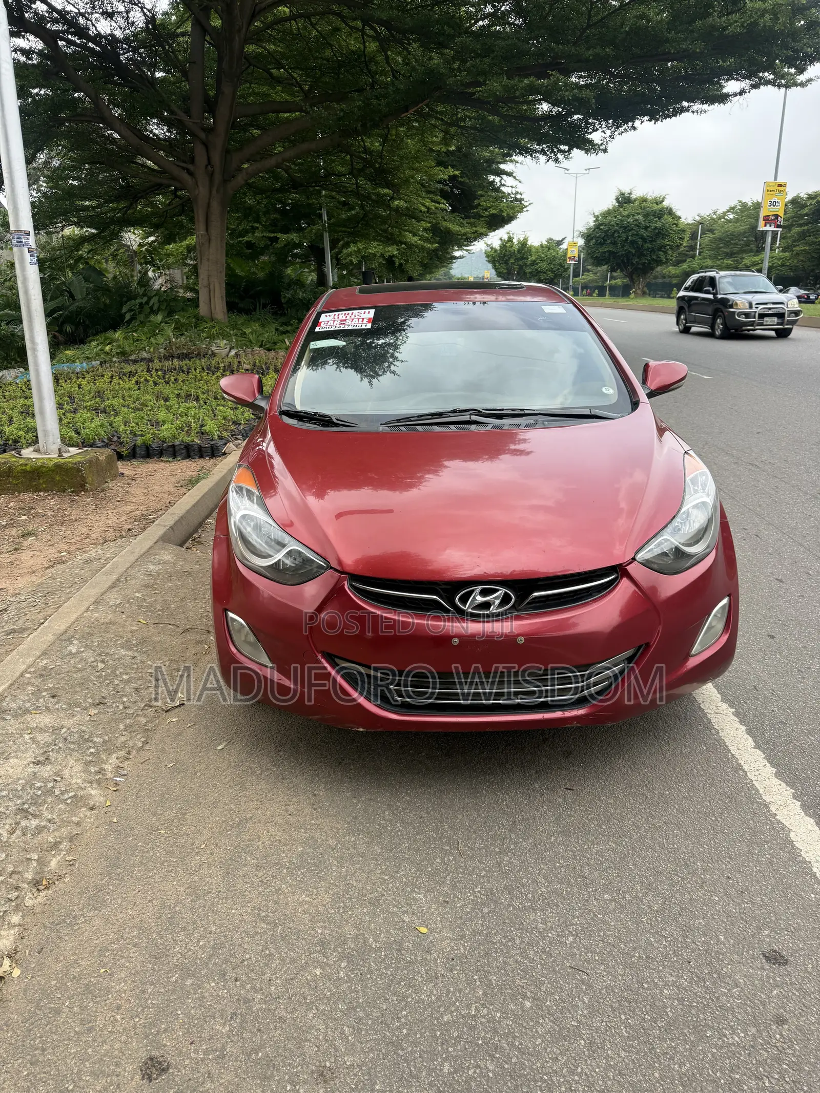 Hyundai Elantra GLS Automatic 2012 Red