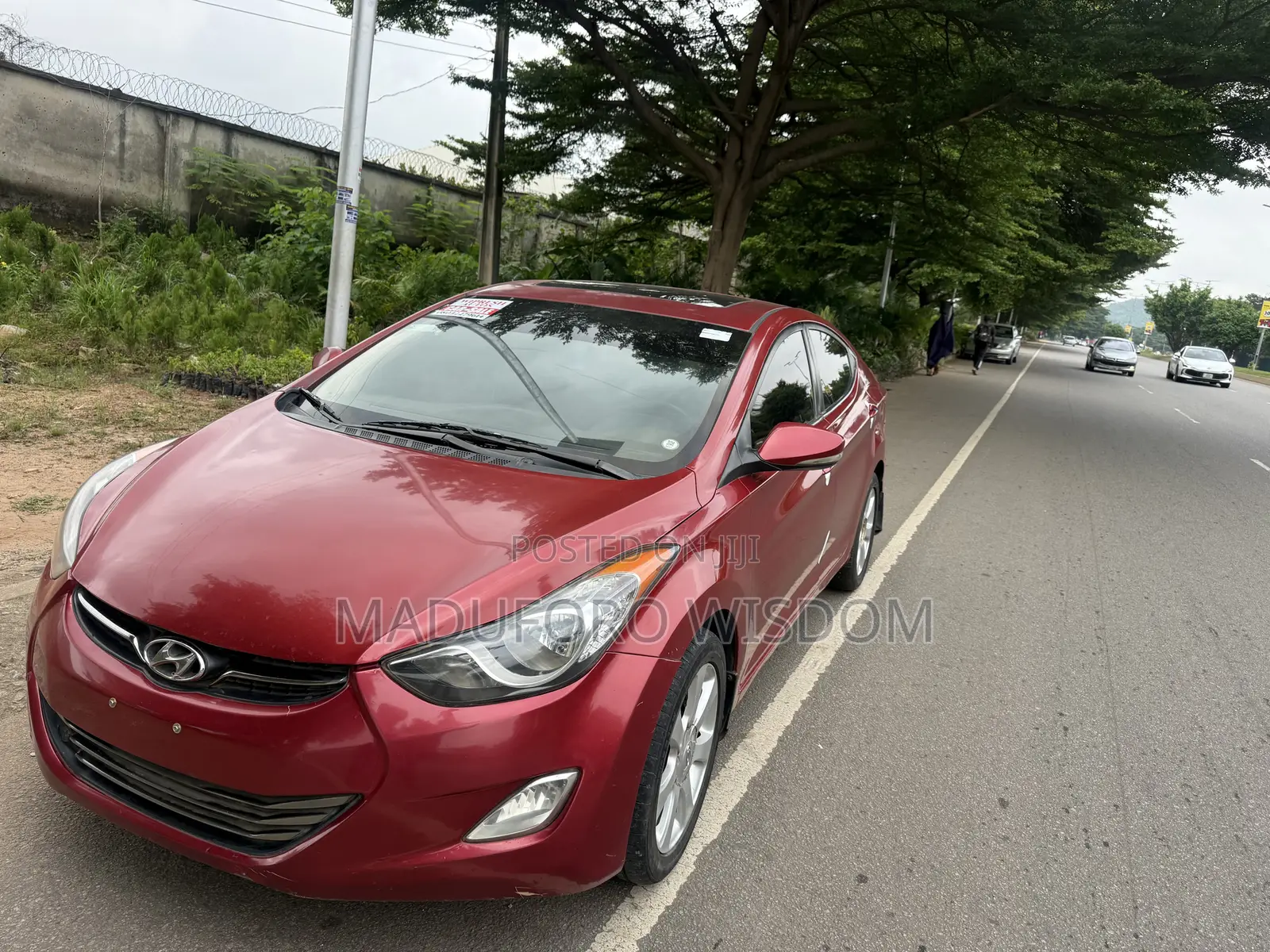 Hyundai Elantra GLS Automatic 2012 Red