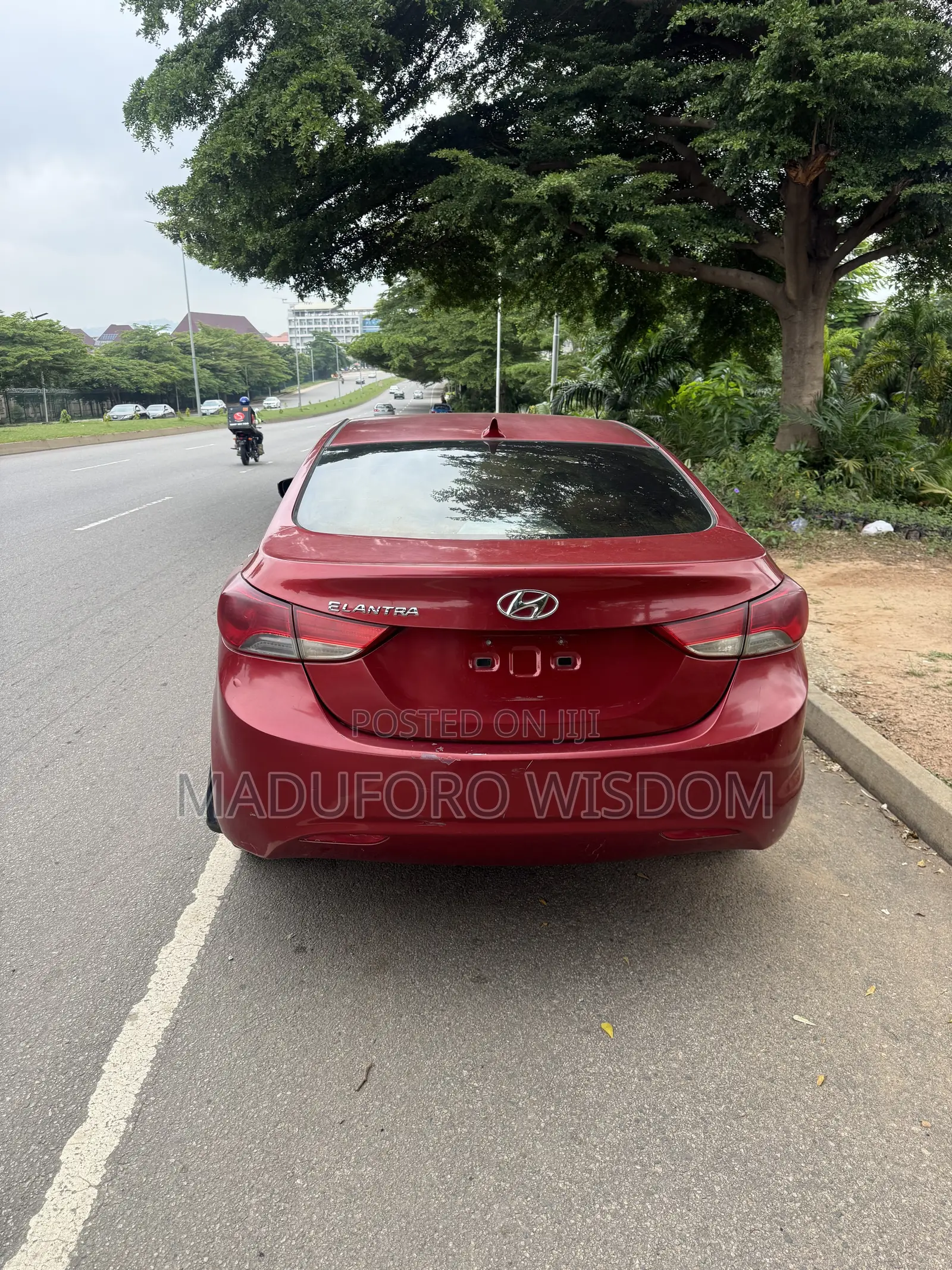 Hyundai Elantra GLS Automatic 2012 Red
