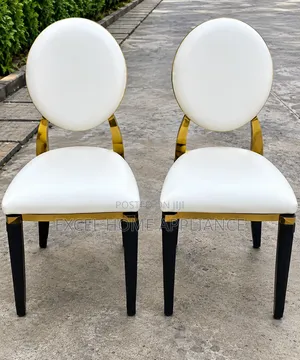 Luxury White and Gold Royal Event Chair