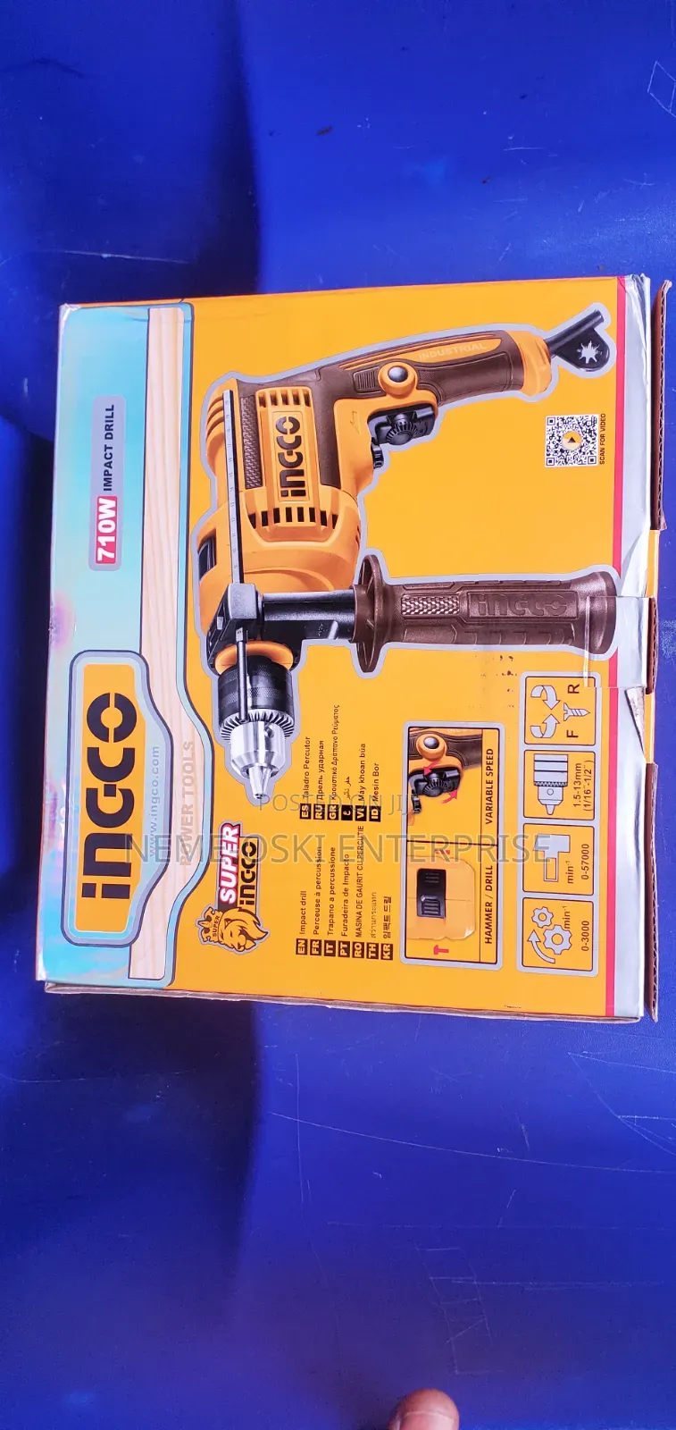 INGCO Super 710w Industrial Impact Drill