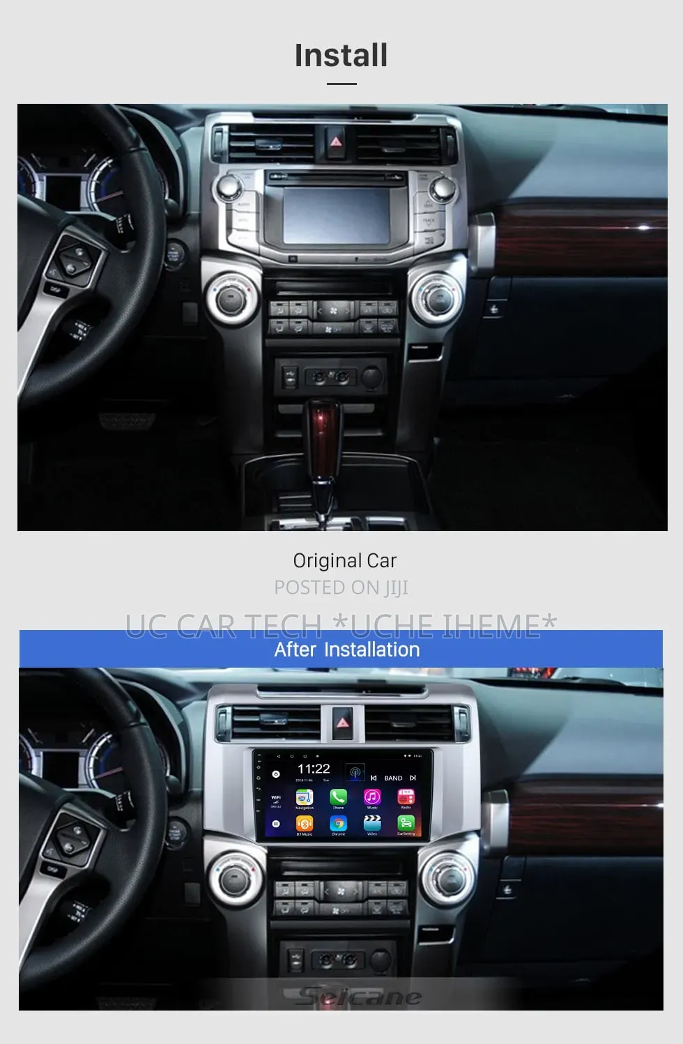 Toyota 4 Runner 2009 Android Screen