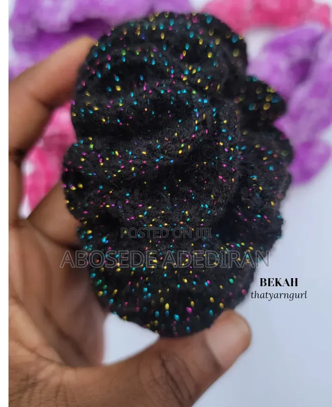 Crochet Hair Scrunchie