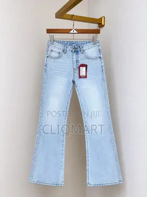 Distressed & Clean Flared Denim Jeans | Multiple Colorways
