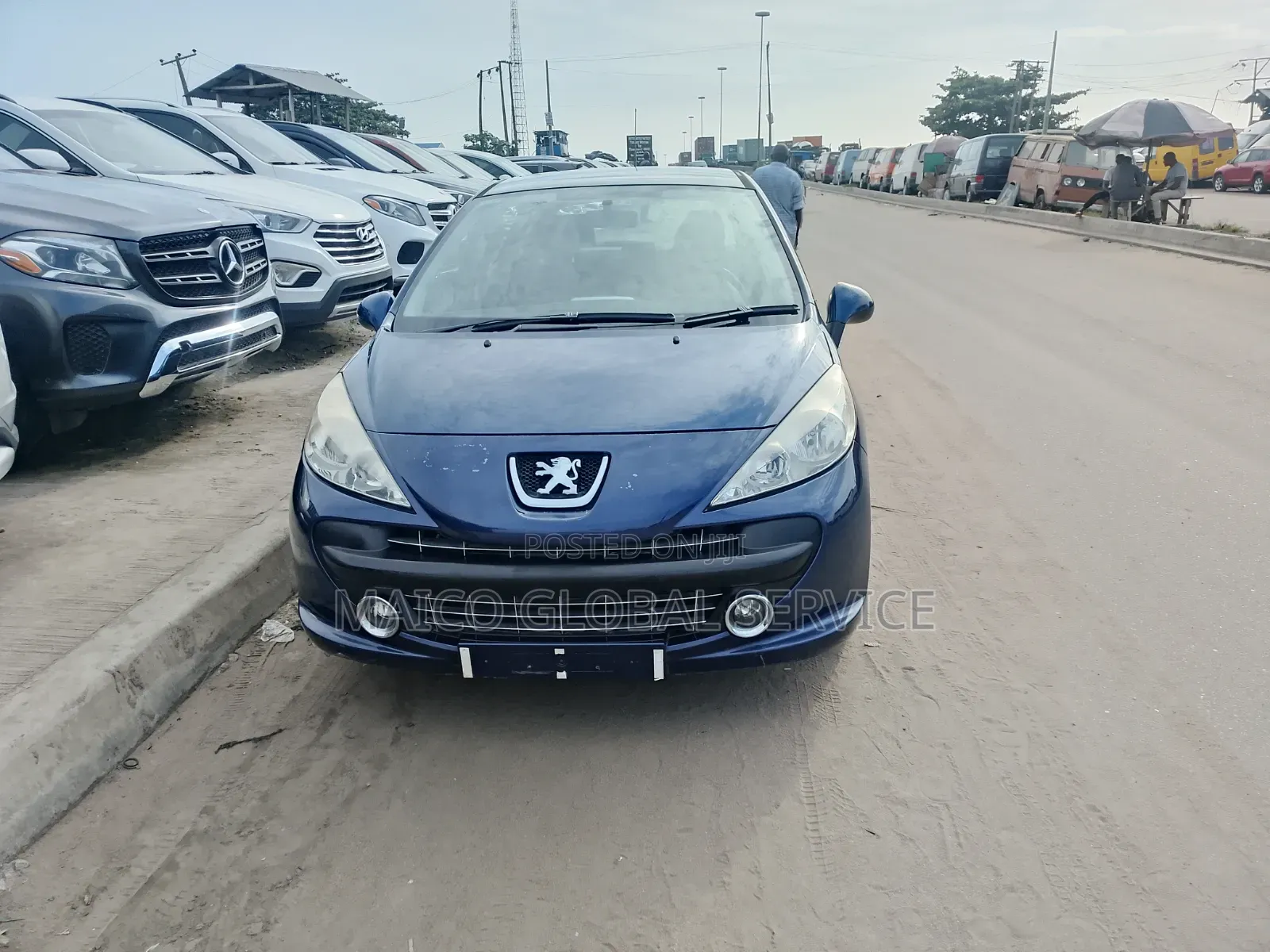 Peugeot 207 2008 Blue
