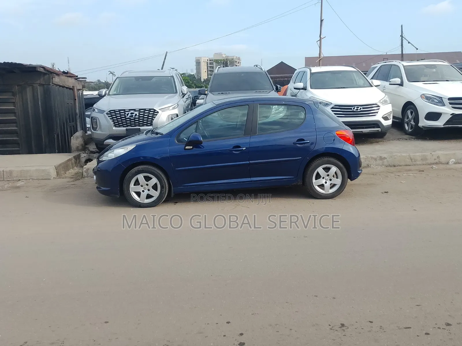 Peugeot 207 2008 Blue
