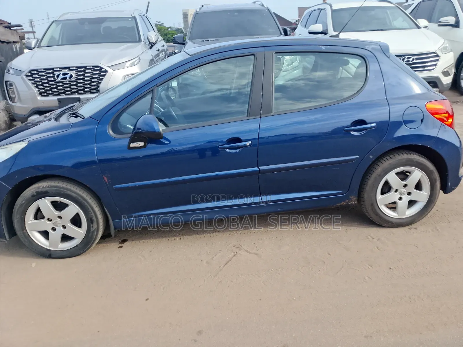 Peugeot 207 2008 Blue
