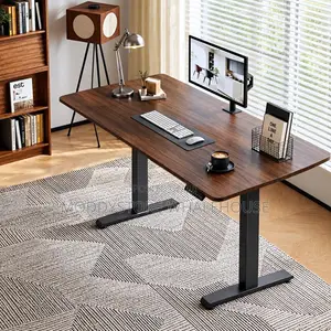 Electric Adjustable Desk Vintage Wood 1200x600x15mm
