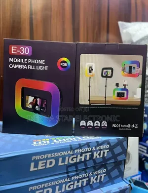 E-30 LED RGB Light Rectangular Shaped Ring-Light