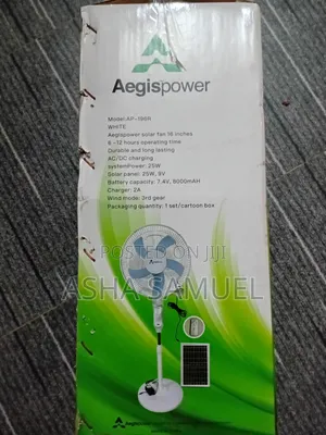 Solar Standing Fan