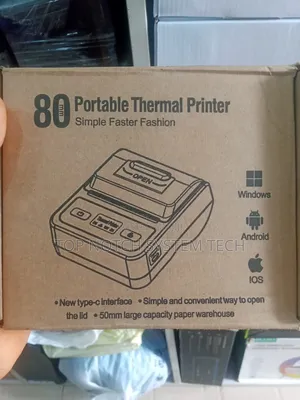80mm Portable Thermal Wireless Pos Receipt Printer