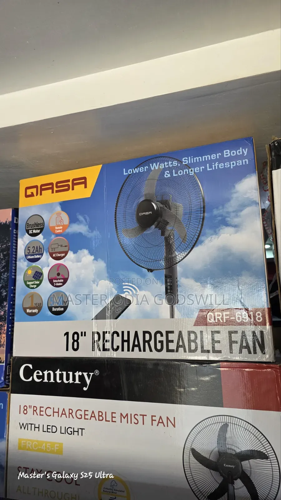 Rechargeable Fan