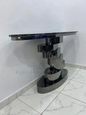 Luxury Imported Marble Top Console Table