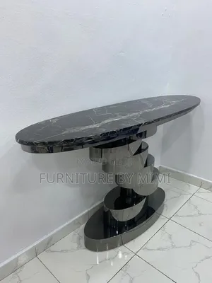 Luxury Imported Marble Top Console Table