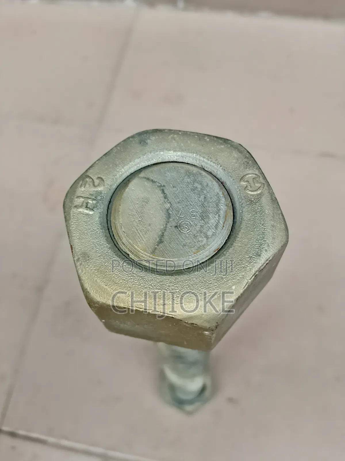 11/2*16" Cardium Plated Stud Bolt