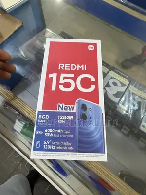 New Xiaomi Redmi 15C 4G 128 GB Black
