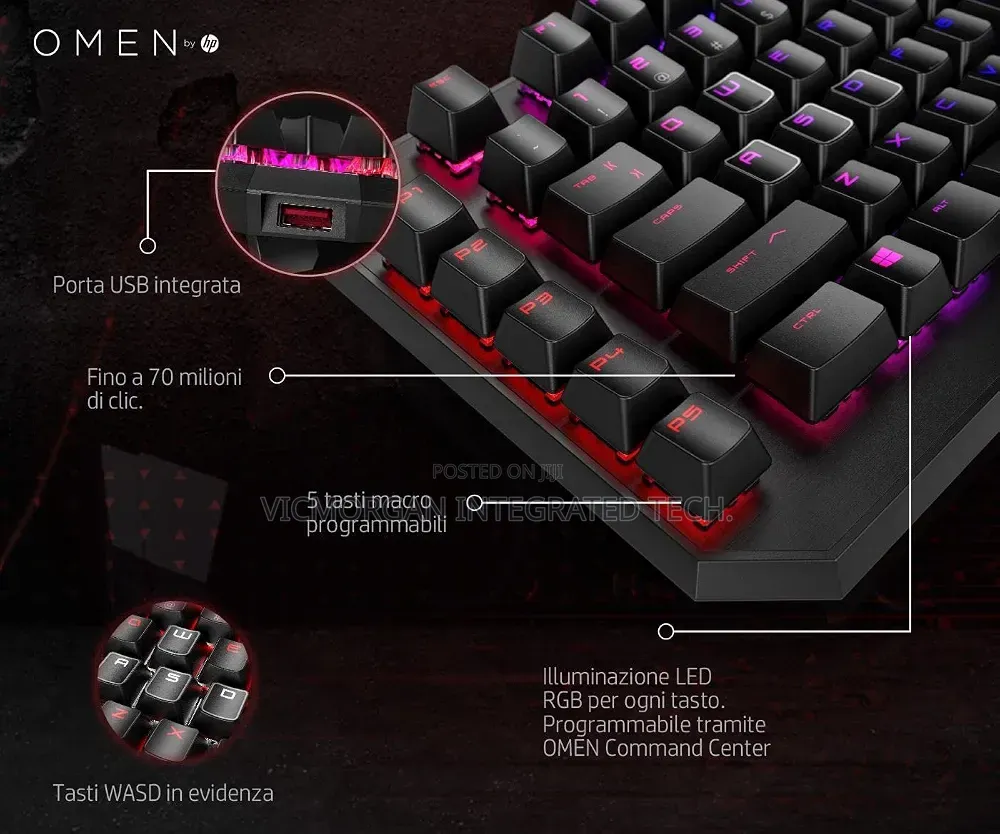 HP - Gaming OMEN Sequencer Mechanical Optical