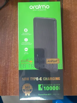 Oraimo 15W 10,000mAh Powerflow B11 OPB-1102