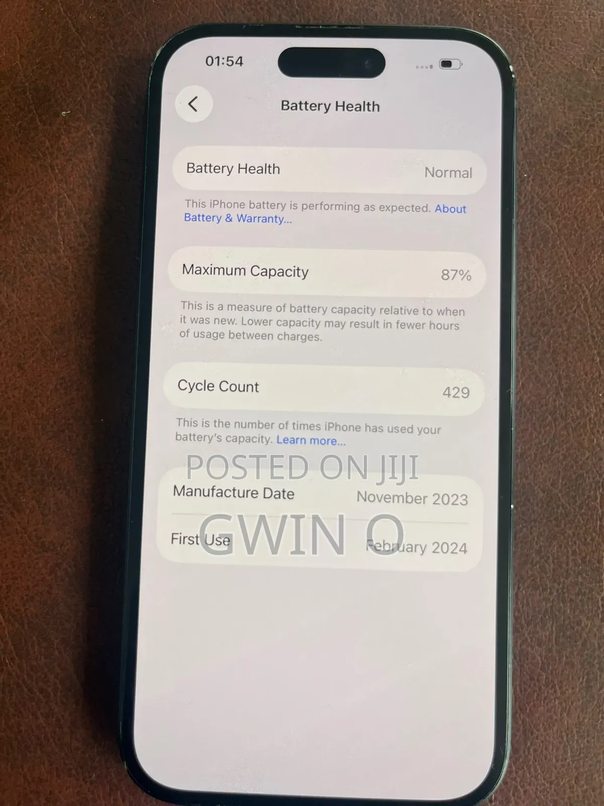 Apple iPhone 15 128 GB Black