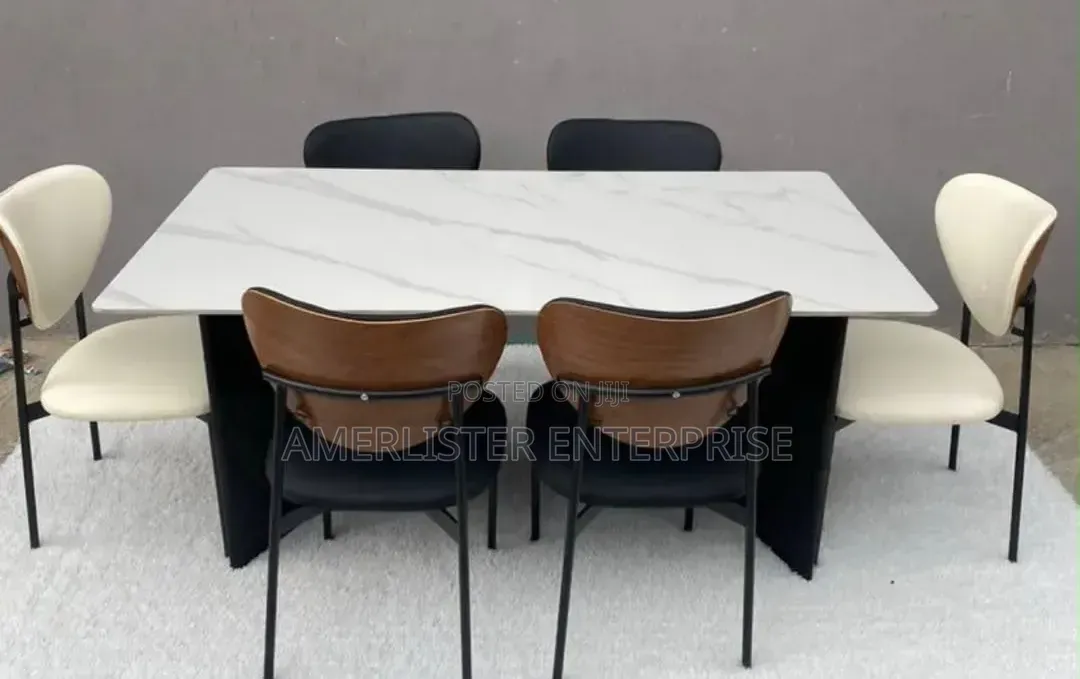 Table and 6 Chairs Dining Set