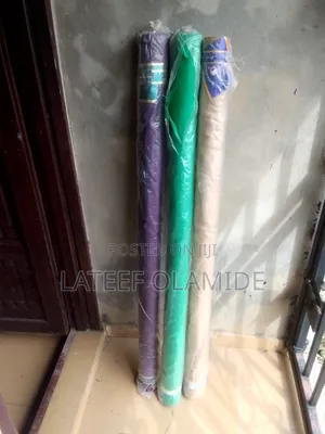 3 Rolls Aba Linen 50yards Each Green, Beige, Purple
